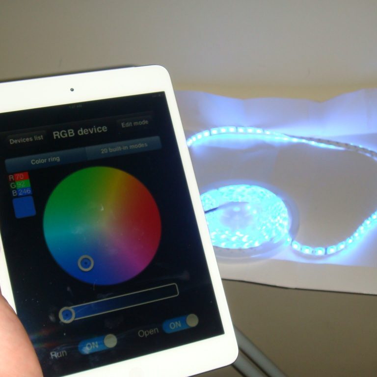 control your home theater led lights with an app